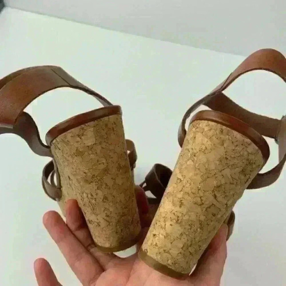 Lucky brand platform wedges 9 39 willows leather - Picture 7 of 9